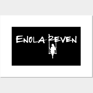 Enola Reven Girl Swing W Posters and Art